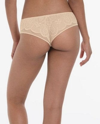 Anita Rosa Faia Brazilian Lace Shorty in Desert Back view from Envie lingerie