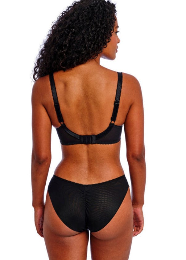 Woman wearing a Freya Loveland Brief in black set on a white background | Envie Lingerie