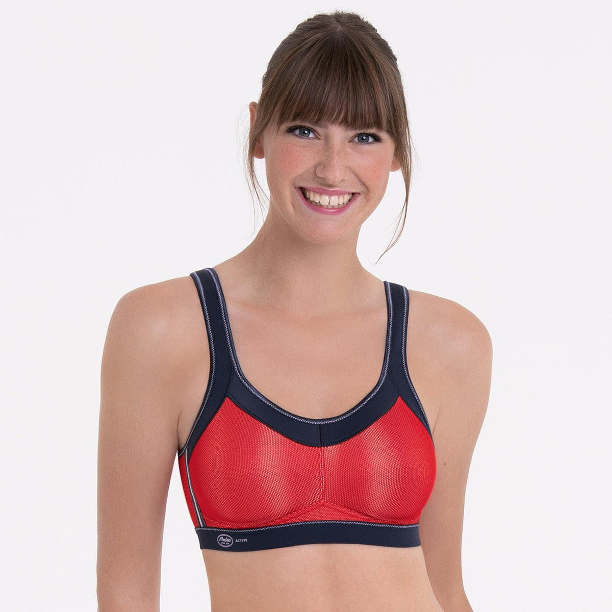 Anita Active Momentum Sports Bra (Red/Blue Iris)