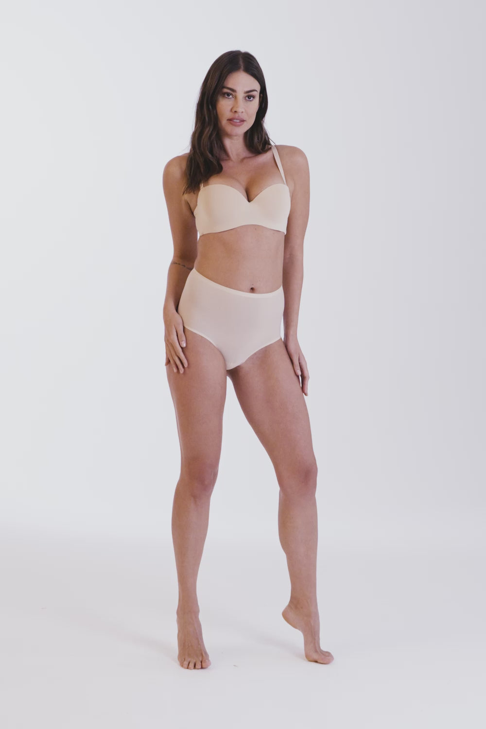 Bye Bra Strapless Bra Beige Video | EnVie Lingerie