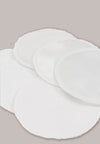 Carriwell Non Wired Nursing Bras One Size / White Carriwell Silk Breast Pads  (pack of 6)