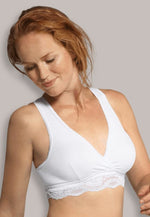 Carriwell Maternity Bras MEDIUM / White Carriwell Organic Nursing/Sleep Bra