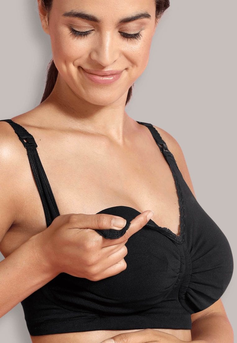 Carriwell Underwired Nursing Bras Large / Black Carriwell Maternity & Nursing Padded GelWire Support