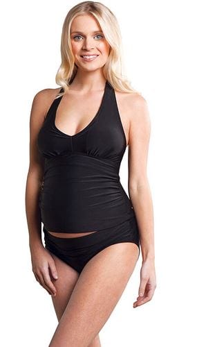Carriwell Swimwear Medium / Black Carriwell Maternity Halterneck Tankini
