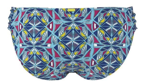 Cleo Swimwear UK 14 / Blue Multi Cleo Jecca Gather Pants