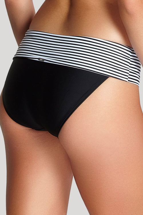Panache Swimwear 10 / Black/White Stripe Panache Anya Stripe Folded Pant