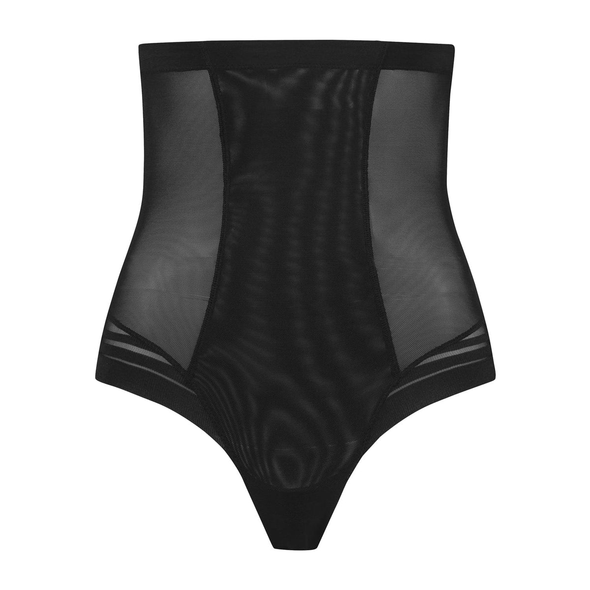Bye Bra Thongs Black / S Bye Bra Powermesh High Waist Thong