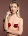 Bye Bra Bras Red / one-size Bye Bra Heart Nipple Covers