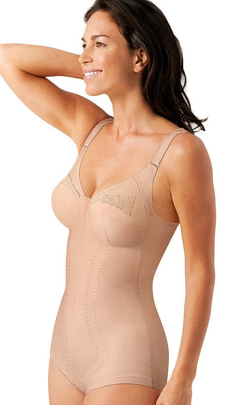 Playtex Corselettes 34B / Peach Skin / 50% Polyamide 49% Elastane 1% Polyester Playtex 'I Can't Believe It's a Girdle' All-In-One Corselet