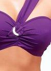 Panache Swimwear 30D / Purple Panache Swimwear Bandeau Bikini Top Sophia