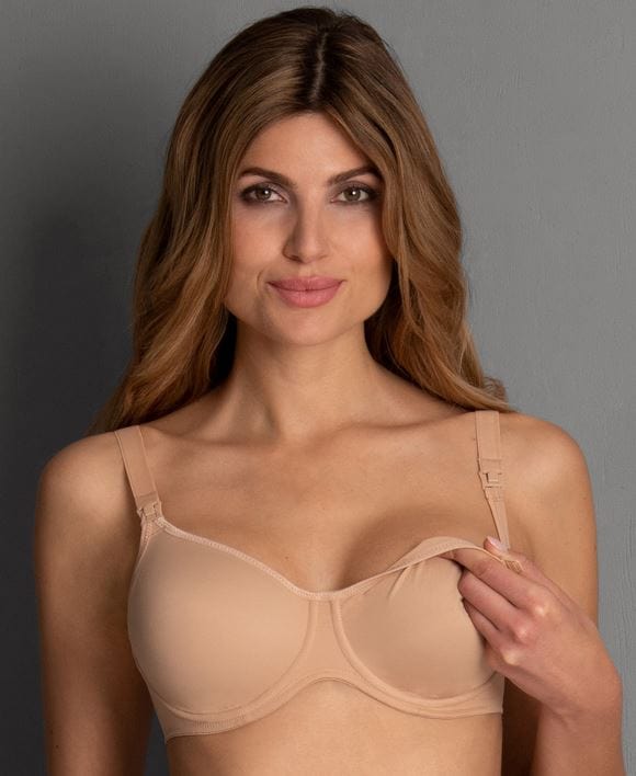 Anita Basic Underwired Nursing Bra Deep Sand | EnVie Lingerie