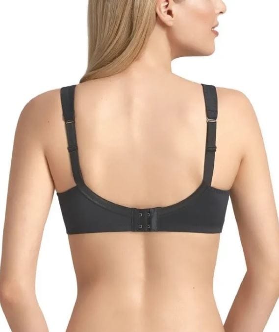 Anita Basic Wirefree Nursing Bra Black Back | Envie Lingerie