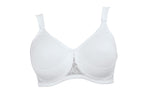 Anita Basic Wirefree Nursing Bra White Front | EnVie Lingerie