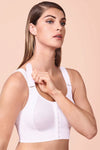 Anita Care Compression Bra White with adjustable straps | EnVie Lingerie