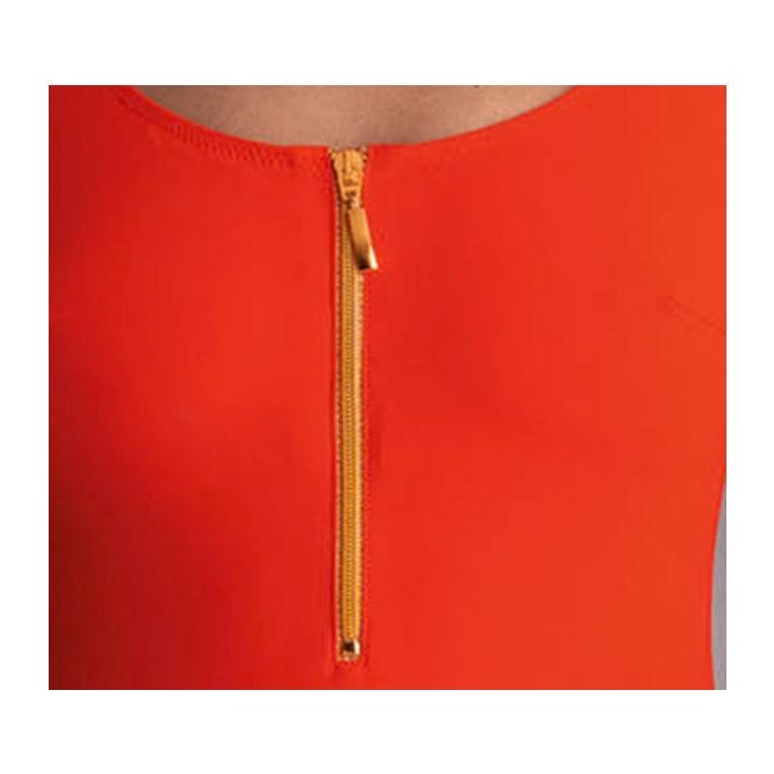 Anita Elouise Swimsuit with zip Orange Venere