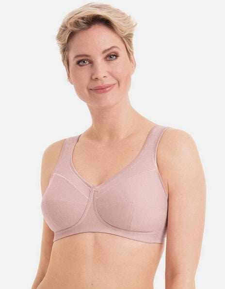 Anita Jana cotton Support Bra in rosewood | EnVie Lingerie