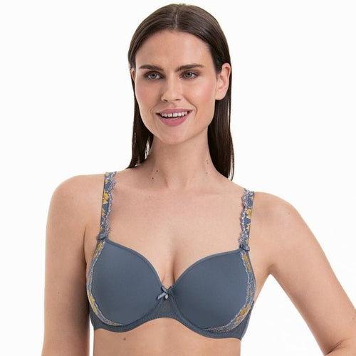 Anita Rosa Faia Colette grey underwired bra with spacer cups