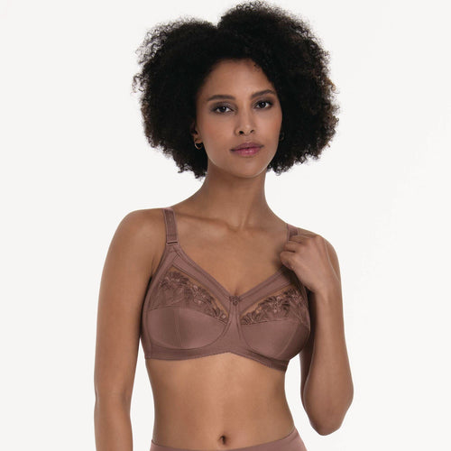 Anita Non Wired Bras Anita Safina non wire Bra thin straps Berry