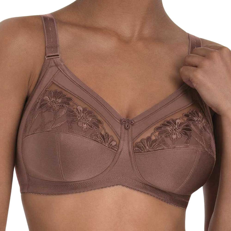 Anita Non Wired Bras Anita Safina non wire Bra thin straps Berry