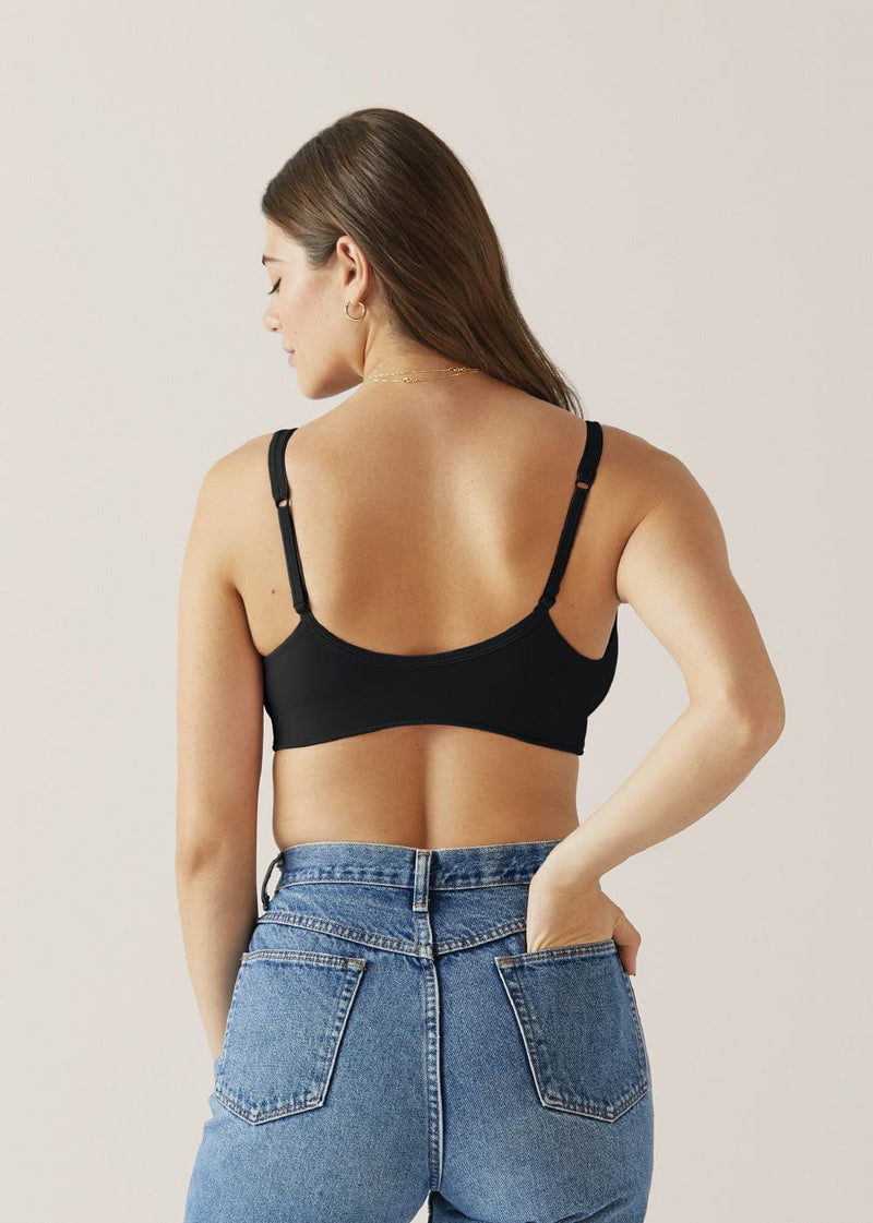Bravado Ballet Nursing Bra Black Back  View | EnVie Lingerie