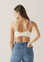 Bravado Ballet Nursing Bra Antique White Back View| EnVie Lingerie