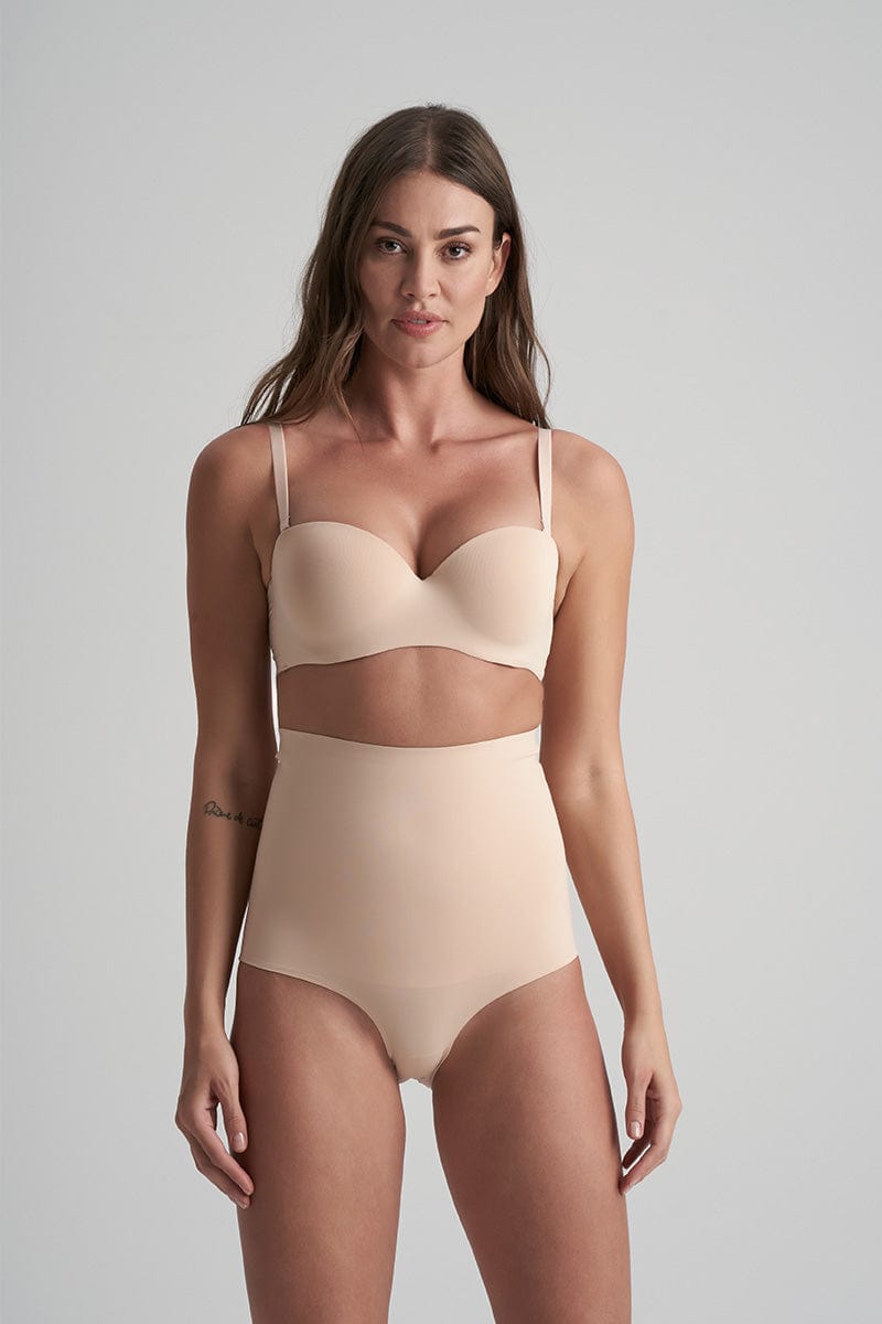 Bye Bra Strapless Bra Beige front view | EnVie Lingerie