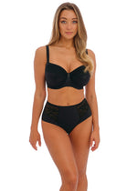 Fantasie Illusion Black side Support Bra and Brief