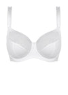 Fantasie Illusion White Side Support Bra Flat | EnVie Lingerie