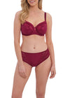 Fantasie Lingerie Illusion Berry Underwired side Support Bra and Brief