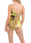 Fantasie Swim Kabini Oasis Multi uw Twist Front Swimsuit with adjustable leg Back