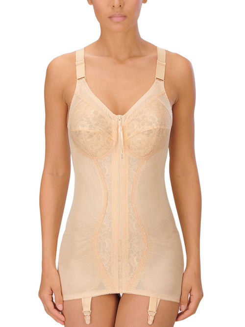 Naturana Vintage Open Corselette with Suspenders