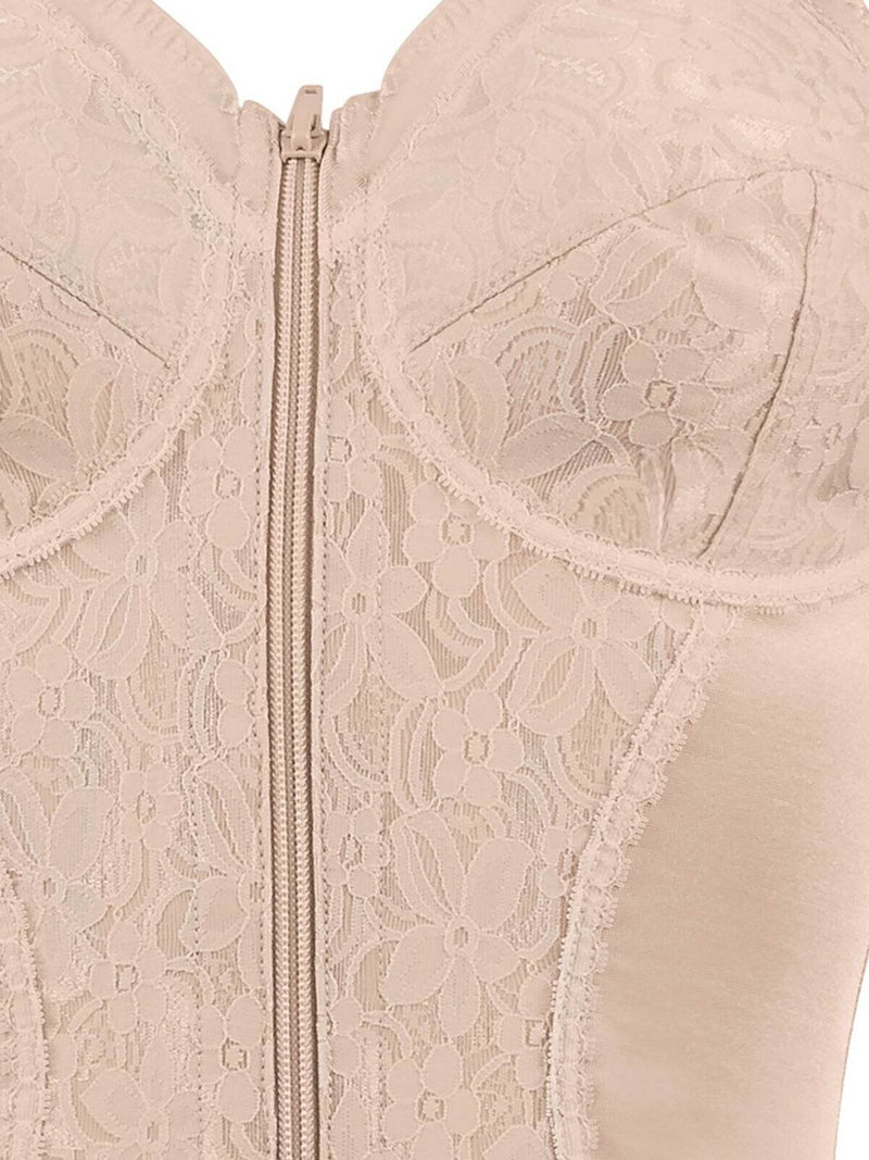 Naturana Vintage Open Corselette with Suspenders