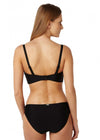 Panache Anya Classic Bikini Brief Black Back View | EnVie Lingerie