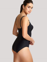 Panache anya riva Balconnet Swimsuit Black Side View
