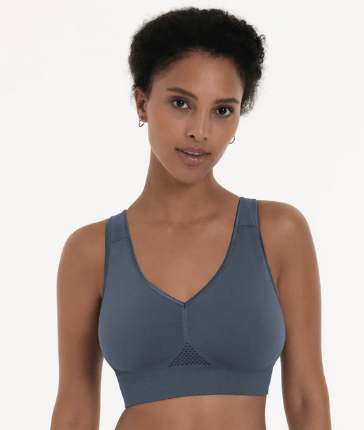 Anita Care Post Surgery Mastectomy Bra Sky Grey Front View