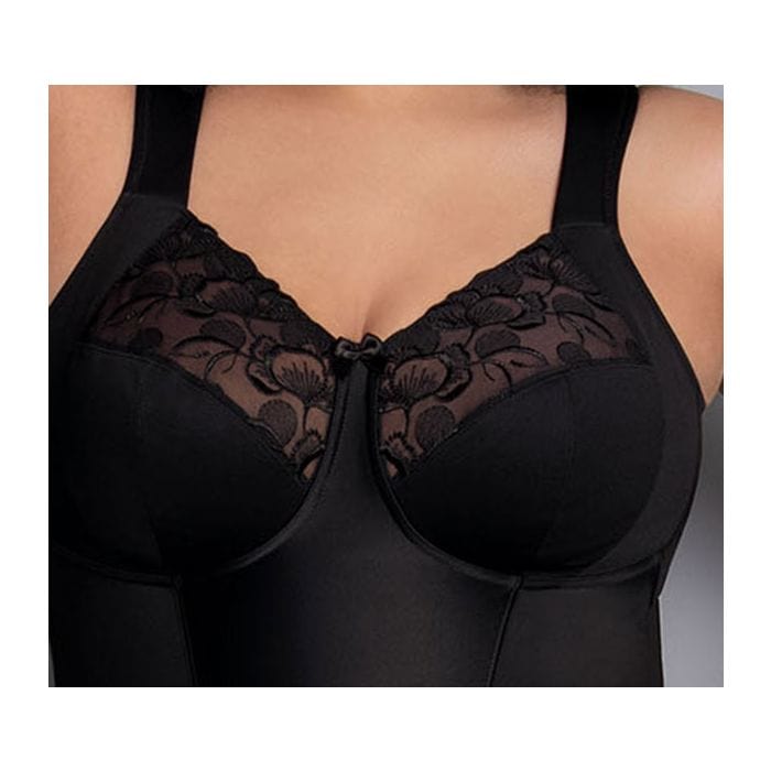 Anita Lucia Corselette Black 3523 close up | EnVie Lingerie