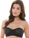 Wacoal Bras 32B / Black Wacoal Halo Lace Strapless Bra Underwired