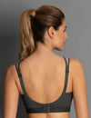 Anita Active Extreme Control Grey Heather Back View | EnVie Lingerie