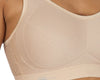 Anita Active Extreme Control Sports Bra Desert Close Up Front | Envie Lingerie