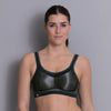 Anita Active Momentum Sports Bra Black front view | EnVie Lingerie