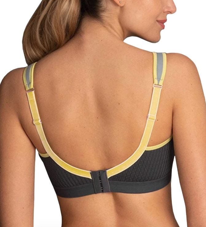 Anita Active Momentum Sports Bra Iconic Grey back view | Envie Lingerie