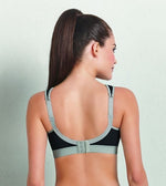 Anita Active Sports Bra Extreme Control Black Back View | EnVie Lingerie