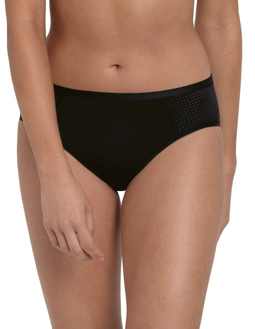 Anita Active Sports Panty Black Front View | EnVie Lingerie