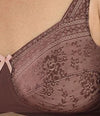 Anita Care Mastectomy Bra Fleur Berry close up | EnVie Lingerie
