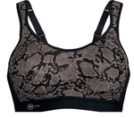 Anita Extreme Control Sports Bra Python Close Up | EnVie Lingerie