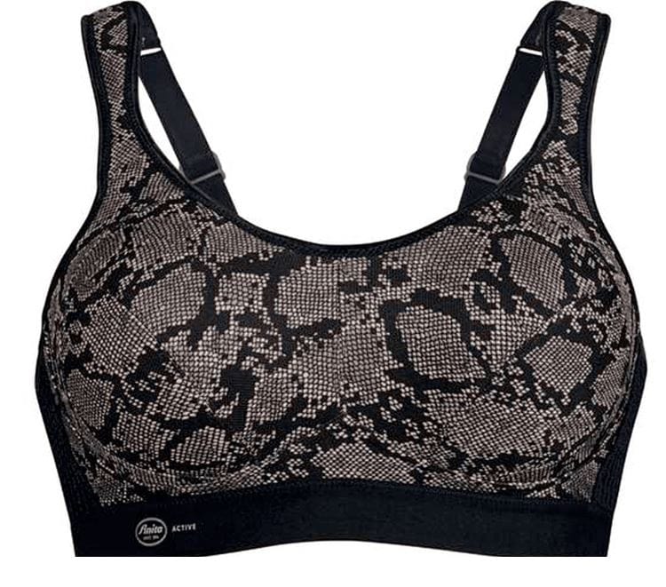 Active Maximum Support Wire Free Sports Bra Black Gold 40G by Anita