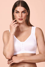 Anita Post Surgery Bras 34A / White Anita Care London Lymph Relief Front Closure Bra (White)