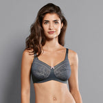 Anita Care Mastectomy Bra fleur Anthracite front | EnVie Lingerie