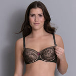 Anita Fleur Lace Underwired Nursing Bra (Black)