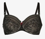 Anita Fleur Lace Underwired Nursing Bra (Black)